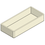 Alumina Labware - Rectangular Tray